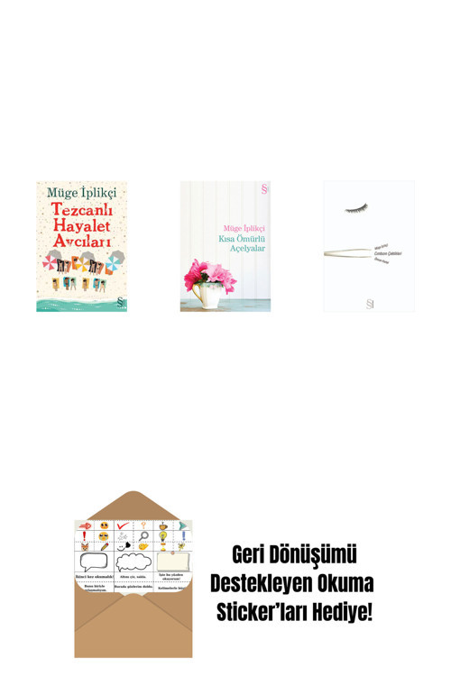 Everest Yayınları Tezcanlı Hayalet Avcıları + Kısa Ömürlü Açelyalar + Cımbızın Çektikleri + Okuma Sticker'Ları