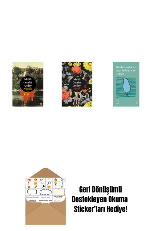 Everest Yayınları Aylaklar (Ciltli) + Raziye (Ciltli) + Everest Açıkhava 3 - Mikado’Nun Çöpleri + Okuma Sticker'Ları