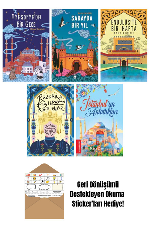 Timaş Yayınları Rana Demiriz 5 Kitap Seti + Okuma Sticker'Ları