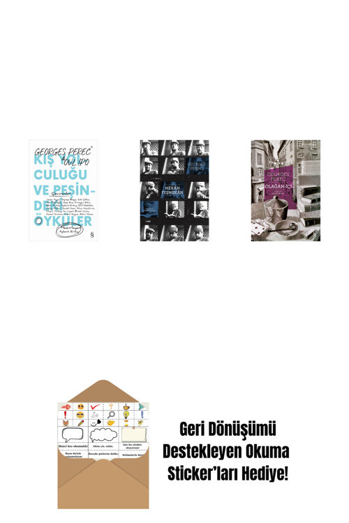 Everest Yayınları Kış Yolculuğu Ve Peşindeki Öyküler + Mekân Feşmekân + Olağan-İçi + Okuma Sticker'Ları