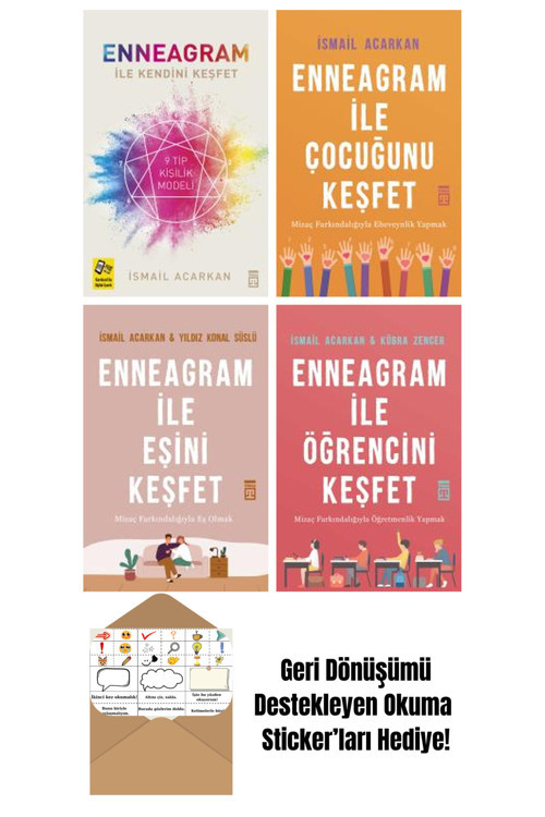 Timaş Yayınları İsmail Acarkan 4 Kitap Seti + Okuma Sticker'Ları