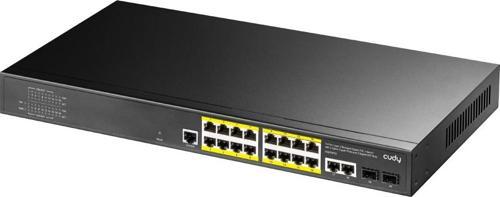 16port GS2018PS2-200W 2X-SFP Full PoE 200w Yönetilebilir Switch