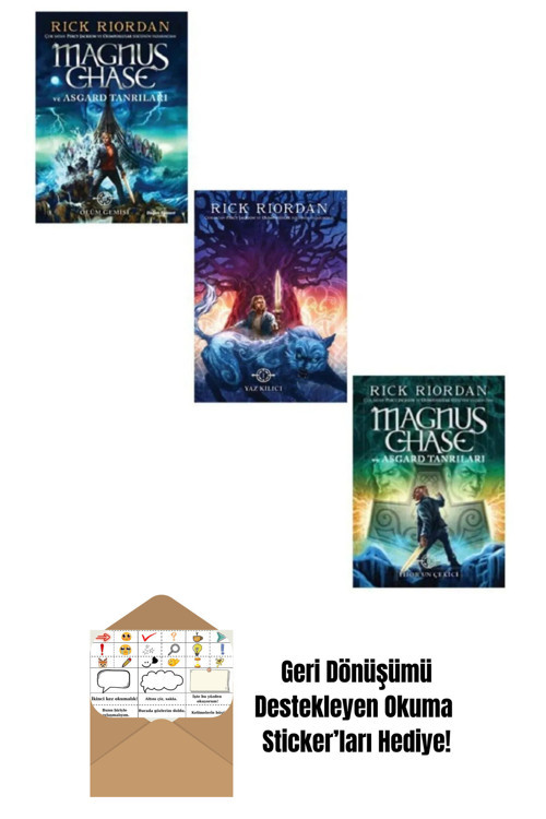 Doğan Egmont Yayıncılık Magnus Chase Ve Asgard Tanrıları Seti 3 Kitap + Okuma Sticker'Ları