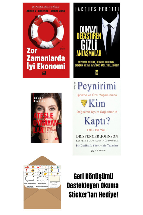Alfa Yayıncılık En Çok Okunan İş Ekonomi Kitapları 4 Kitap Set