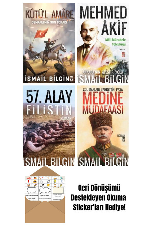 Timaş Yayınları İsmail Bilgin 4 Kitap Seti + Okuma Sticker'Ları