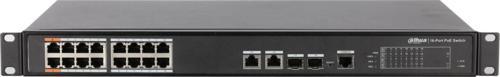 16port 240w FULL PoE PFS4218-16ET-240-V2 Gigabit 2xCombo SFP Yönetilebilir Switch