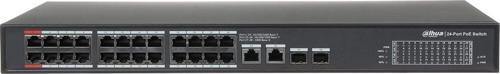 24port 360w FULL PoE PFS3228-24GT-360 Gigabit 2GE Uplink, 2xSFP Switch