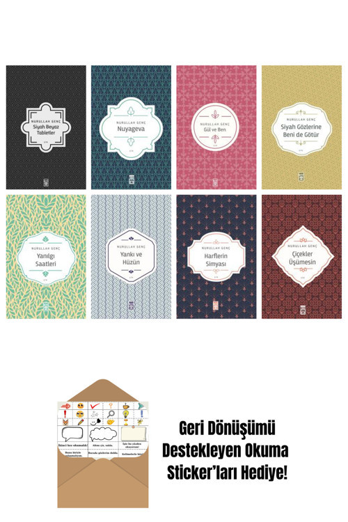 Timaş Yayınları Nurullah Genç 8 Kitap Seti + Okuma Sticker'Ları