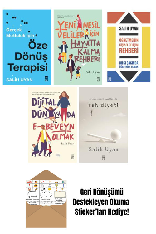 Timaş Yayınları Salih Uyan 5 Kitap Seti + Okuma Sticker'Ları