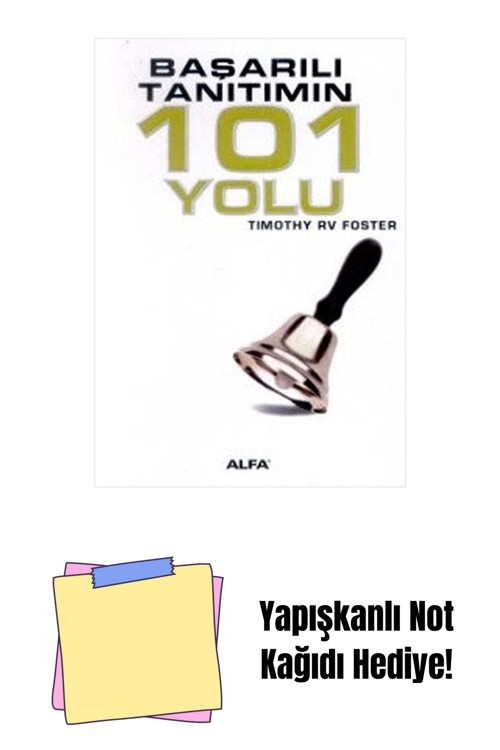 Alfa Yayıncılık Başarılı Tanıtımın 101 Yolu + Yapışkanlı Not Kağıdı