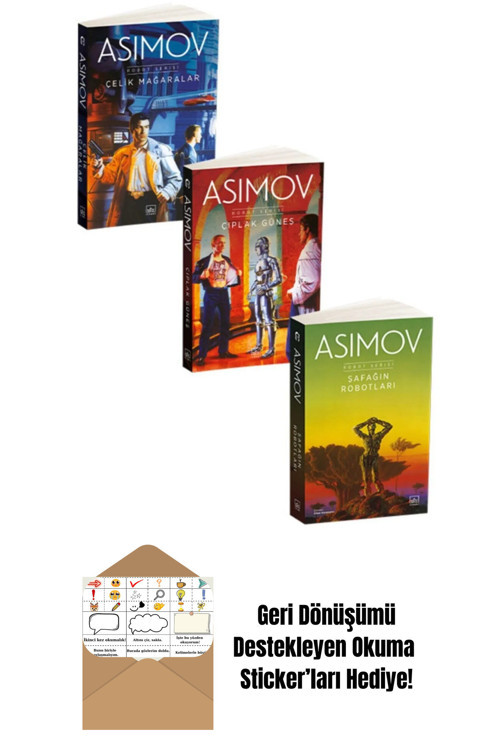 İthaki Yayınları Robot Serisi 3 Kitap Takım + Okuma Sticker'Ları