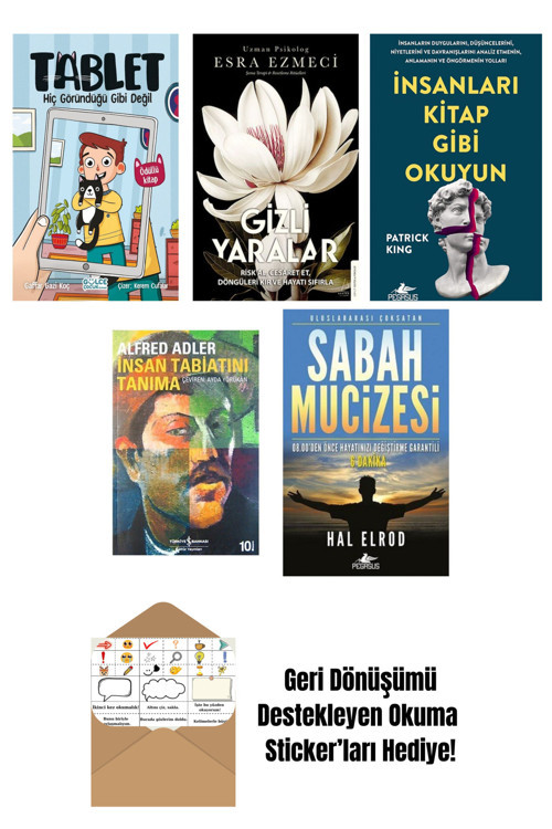 İş Bankası Kültür Yayınları En Çok Okunan Kişisel Gelişim Kitapları 5 Kitap Set