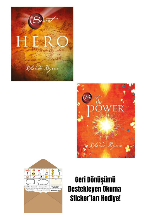 Artemis Yayınları Hero + The Power 2'Li Set Secret Serisi + Okuma Sticker'Ları