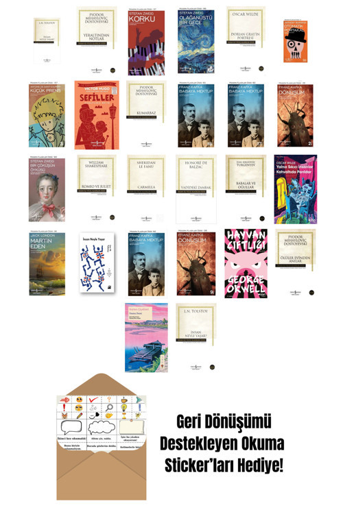 İş Bankası Kültür Yayınları En Çok Okunan Dünya Edebiyatı Kitapları 26 Kitap Set