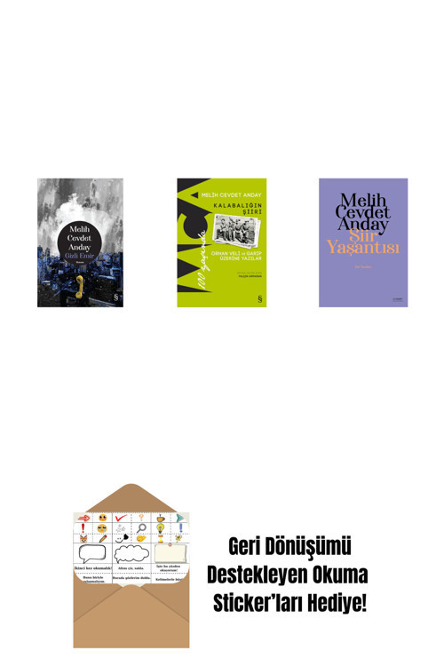 Everest Yayınları Gizli Emir (Ciltli) + Kalabalığın Şiiri + Şiir Yaşantısı - Şiir Yazıları + Okuma Sticker'Ları