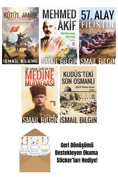Timaş Yayınları İsmail Bilgin 5 Kitap Seti + Okuma Sticker'Ları