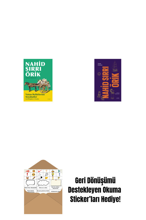 Everest Yayınları Vatan Beldelerine Seyahatler + Nahid Sırrı Örik - Toplu Öyküler (Ciltli) + Okuma Sticker'Ları