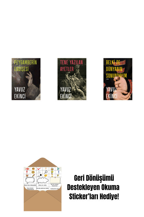 Everest Yayınları Peygamberin Endişesi + Tene Yazılan Ayetler + Belki De Dünyanın Sonundayım + Okuma Sticker'Ları