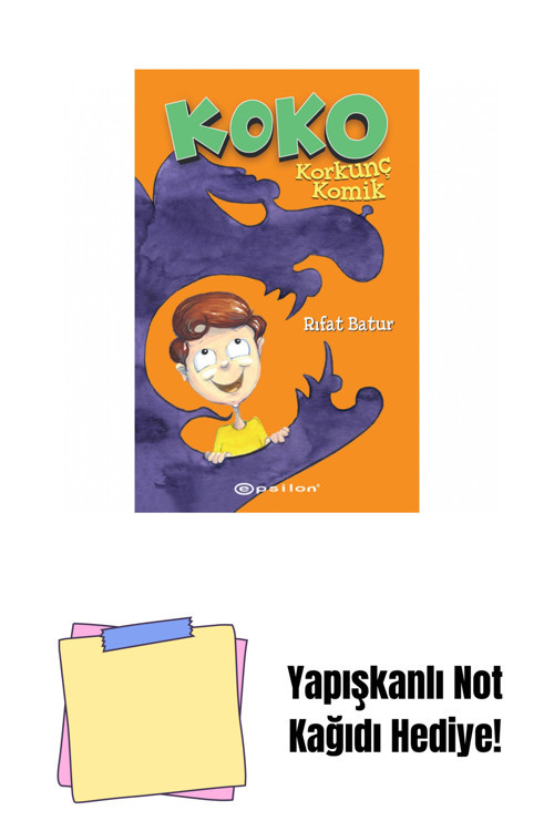 Epsilon Yayınevi Koko Korkunç Komik + Yapışkanlı Not Kağıdı