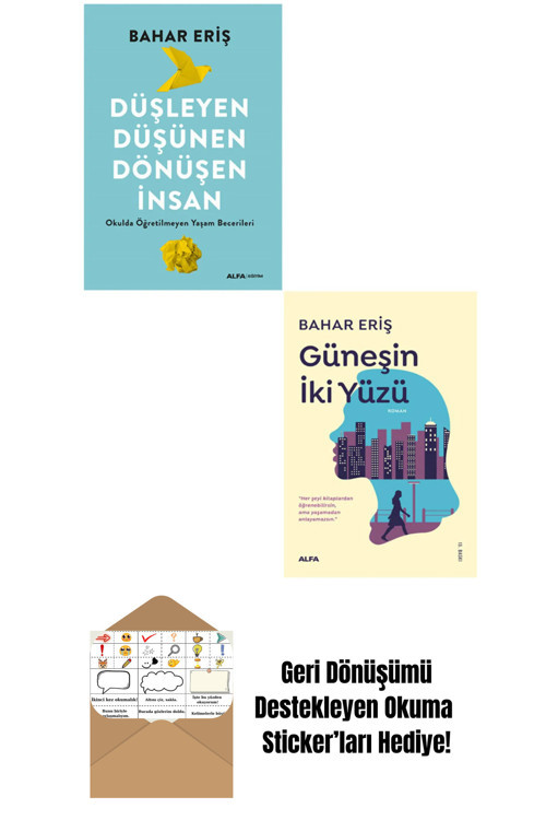 Alfa Yayıncılık Bahar Eriş 2 Kitap Set + Okuma Sticker'Ları