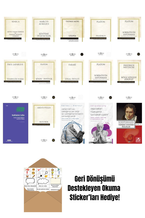 İş Bankası Kültür Yayınları En Çok Okunan Felsefe Kitapları 15 Kitap Set