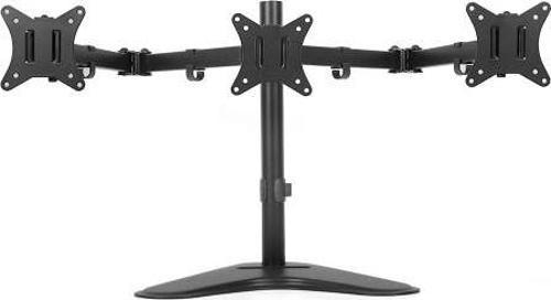 DK-AC-VM31 17"-27" 3-kollu Destekli Masa Monte Monitör Standı