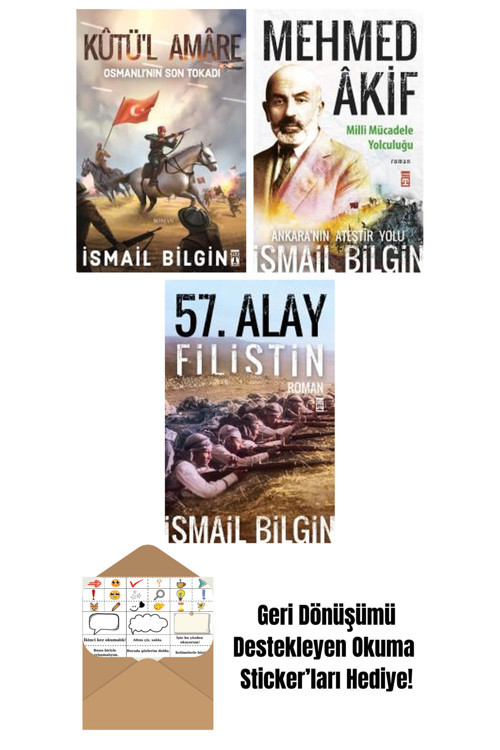 Timaş Yayınları İsmail Bilgin 3 Kitap Seti + Okuma Sticker'Ları