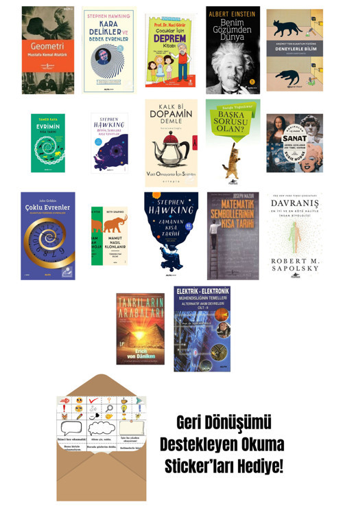 İş Bankası Kültür Yayınları En Çok Okunan Bilim Kitapları 17 Kitap Set