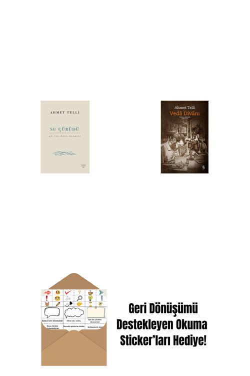 Everest Yayınları Su Çürüdü (Ciltli) + Vedâ Divânı (Bez Ciltli) + Okuma Sticker'Ları