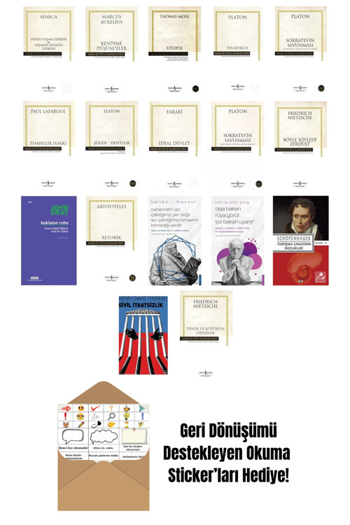 İş Bankası Kültür Yayınları En Çok Okunan Felsefe Kitapları 17 Kitap Set