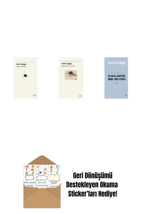 Alfa Yayıncılık Doğu Öyküleri + Görsel Yolculuklar + Hakkâri'De Bir Mevsim (Bez Ciltli) + Okuma Sticker'Ları