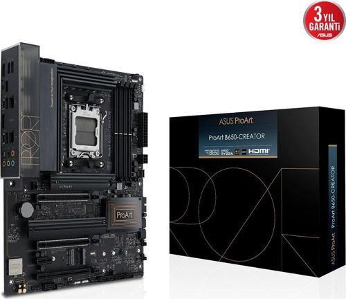 PROART B650 CREATOR WIFI-6 DDR5 HDMI-DP PCIE 5.0 AM5 ATX