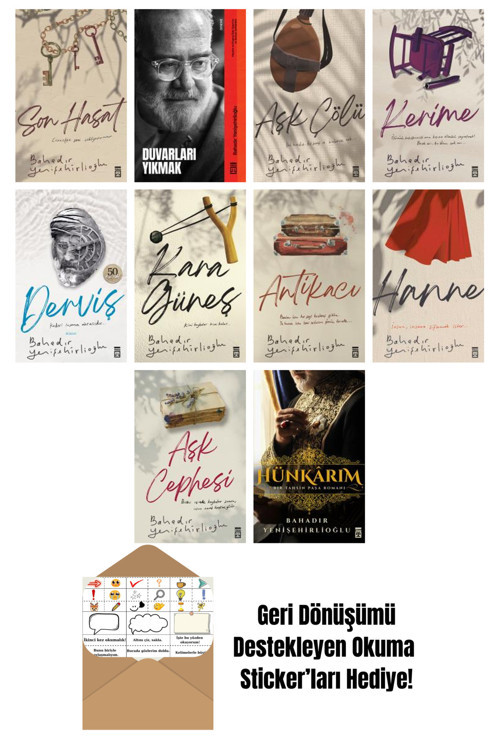 Timaş Yayınları Bahadır Yenişehirlioğlu 10 Kitap Seti + Okuma Sticker'Ları