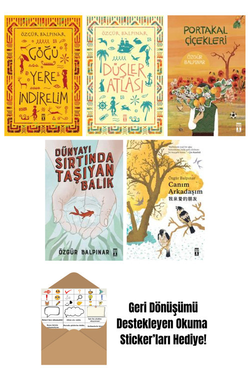 Timaş Yayınları Özgür Balpınar 5 Kitap Seti + Okuma Sticker'Ları
