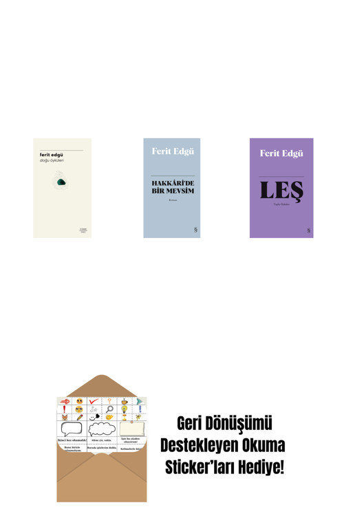 Alfa Yayıncılık Doğu Öyküleri + Hakkâri'De Bir Mevsim (Bez Ciltli) + Leş (Bez Ciltli) + Okuma Sticker'Ları