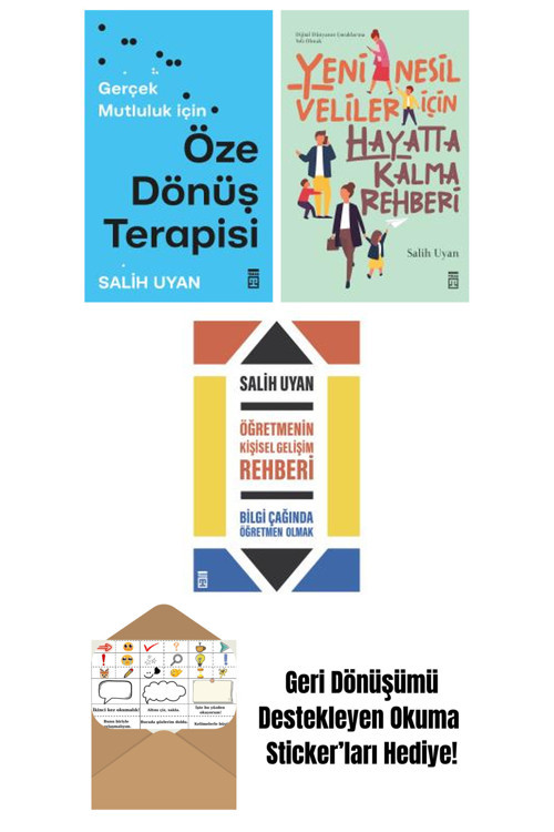 Timaş Yayınları Salih Uyan 3 Kitap Seti + Okuma Sticker'Ları