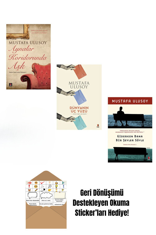 Kapı Yayınları Mustafa Ulusoy 3 Kitap Set + Okuma Sticker'Ları