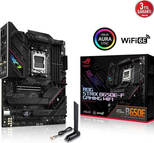 ROG STRIX B650E-F GAMING WIFI-6 DDR5 HDMI-DP PCIE 5.0 AM5 ATX