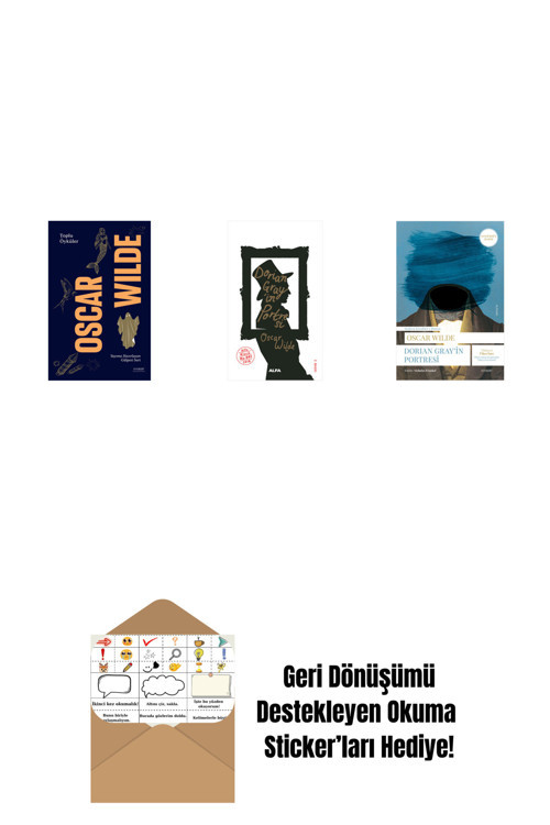 Alfa Yayıncılık Oscar Wilde - Toplu Öyküler + Dorian Gray'İn Portresi + Dorian Gray'İn Portresi + Okuma Sticker'Ları