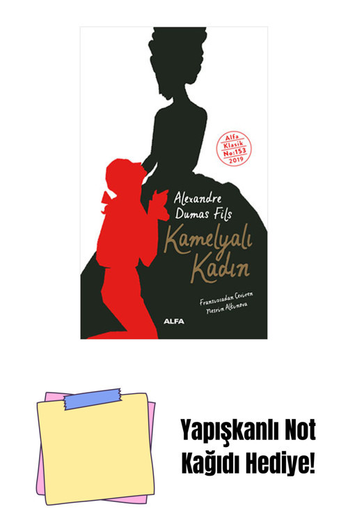 Alfa Yayıncılık Kamelyalı Kadın + Yapışkanlı Not Kağıdı