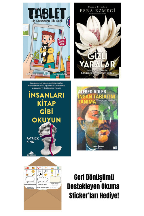 İş Bankası Kültür Yayınları En Çok Okunan Kişisel Gelişim Kitapları 4 Kitap Set