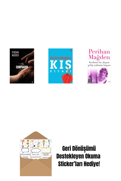 Everest Yayınları The Companion + Kış Kitabı + Korkma Bu Akşam Gelip Çalmam Kapını + Okuma Sticker'Ları