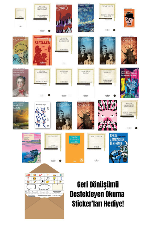 İş Bankası Kültür Yayınları En Çok Okunan Dünya Edebiyatı Kitapları 29 Kitap Set