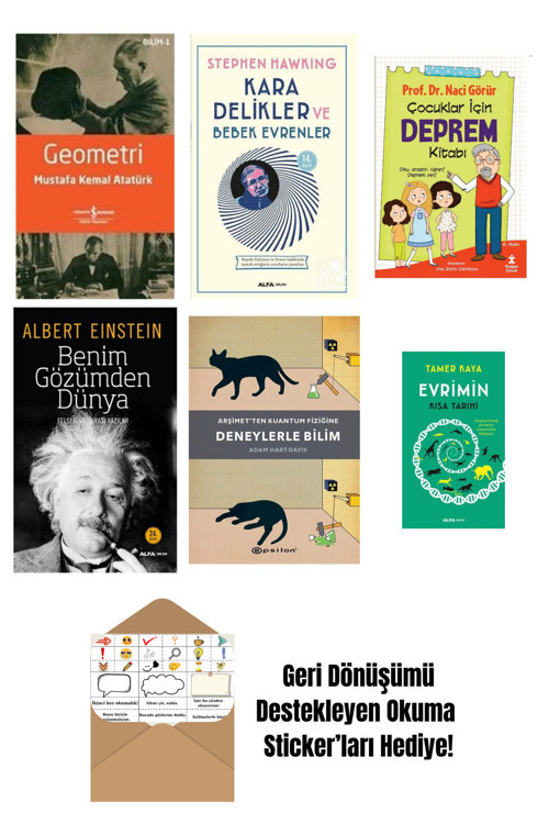 İş Bankası Kültür Yayınları En Çok Okunan Bilim Kitapları 6 Kitap Set