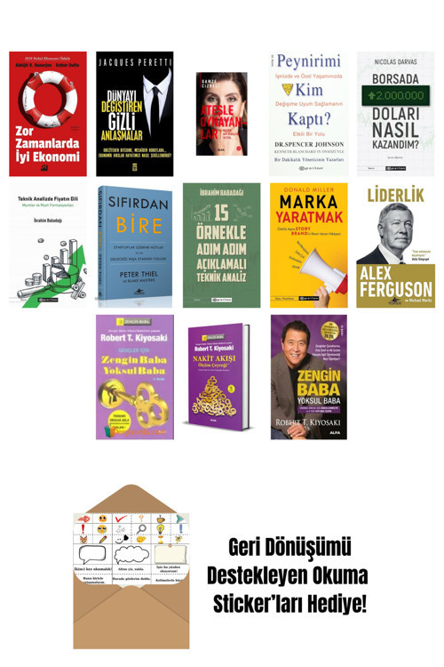 Alfa Yayıncılık En Çok Okunan İş Ekonomi Kitapları 13 Kitap Set