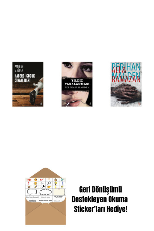 Everest Yayınları Haberci Çocuk Cinayetleri + Yıldız Yaralanması + Ali And Ramazan + Okuma Sticker'Ları