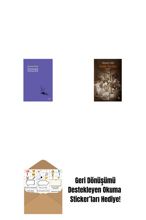 Everest Yayınları Arkadaşlık Günleriydi + Vedâ Divânı (Bez Ciltli) + Okuma Sticker'Ları