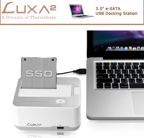 S2 MacX 3.5" e-SATA USB Docking Station