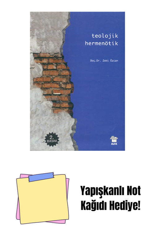 Alfa Yayıncılık Teolojik Hermenötik + Yapışkanlı Not Kağıdı
