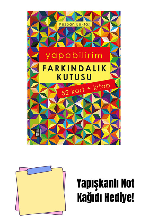 Mona Kitap Yapabilirim Farkındalık Kutusu + Yapışkanlı Not Kağıdı